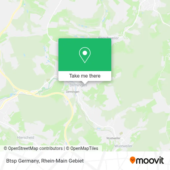 Btsp Germany map