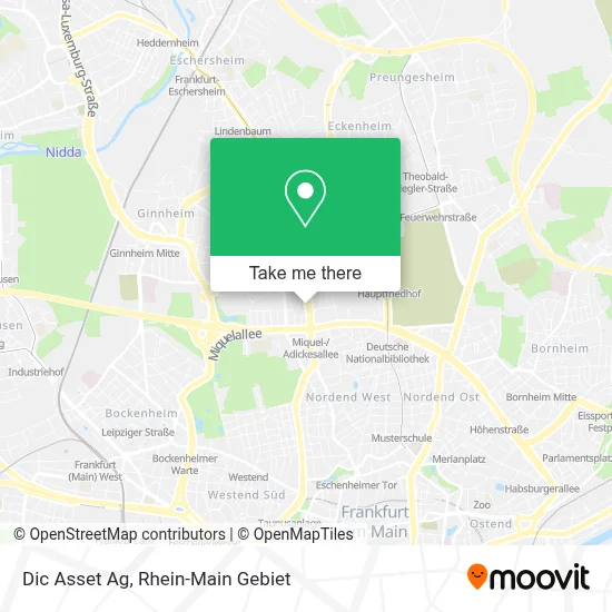 Dic Asset Ag map
