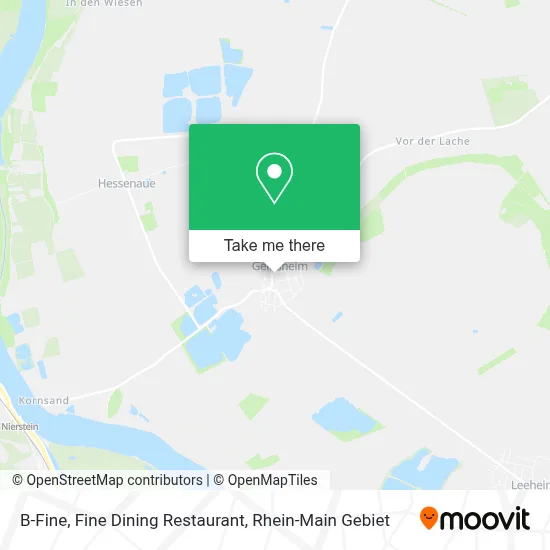 B-Fine, Fine Dining Restaurant map