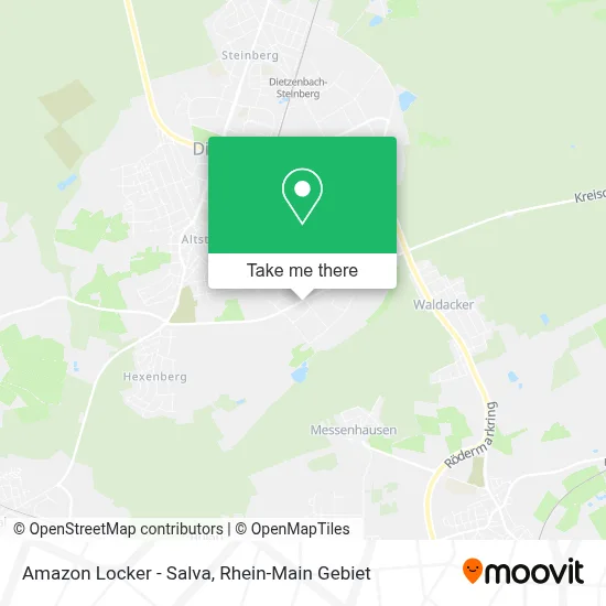Amazon Locker - Salva map