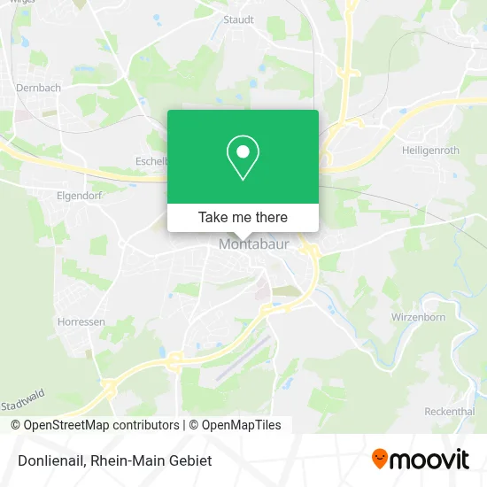 Donlienail map