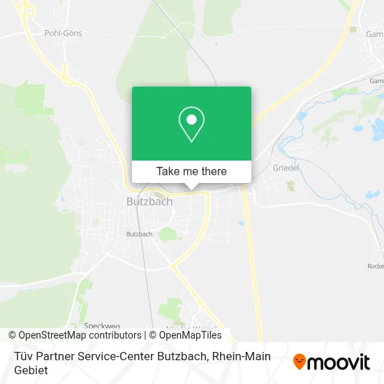 Tüv Partner Service-Center Butzbach map