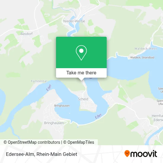 Edersee-Alm map