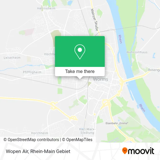 Wopen Air map