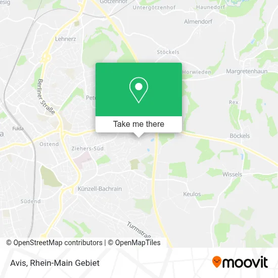 Avis map