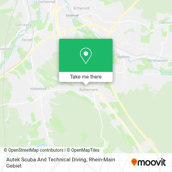 Autek Scuba And Technical Diving map