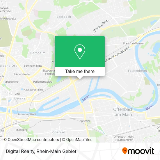 Digital Realty map