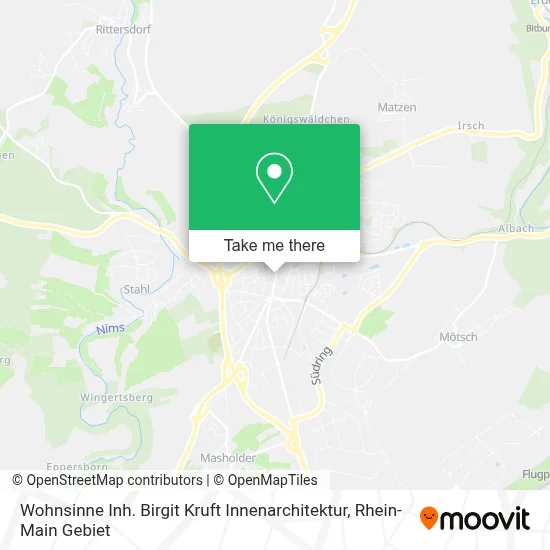 Wohnsinne Inh. Birgit Kruft Innenarchitektur map
