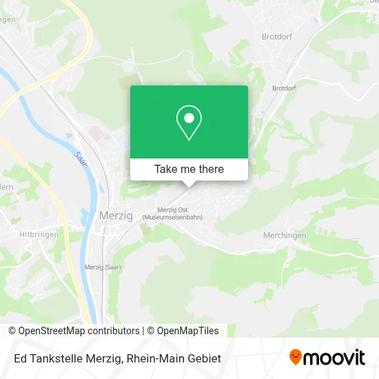 Ed Tankstelle Merzig map
