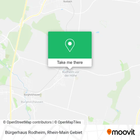 Bürgerhaus Rodheim map