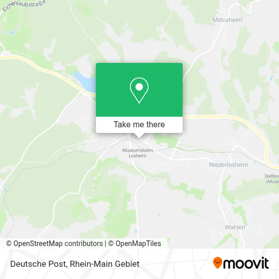 Deutsche Post map