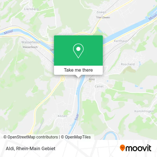 Aldi map