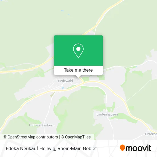 Edeka Neukauf Hellwig map