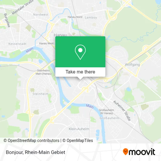 Bonjour map