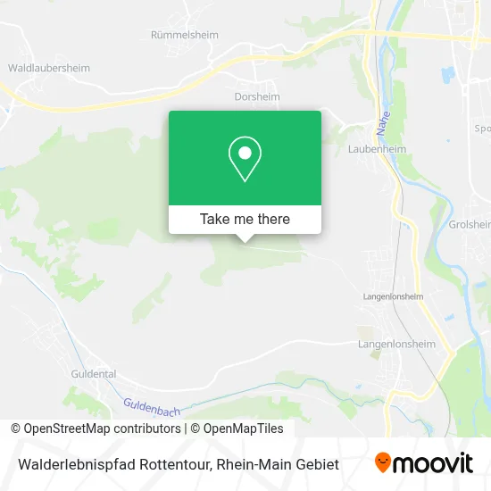 Walderlebnispfad Rottentour map