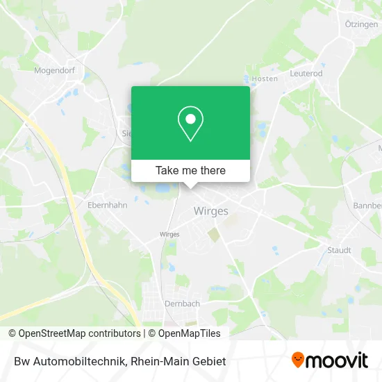 Bw Automobiltechnik map