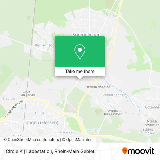 Circle K | Ladestation map