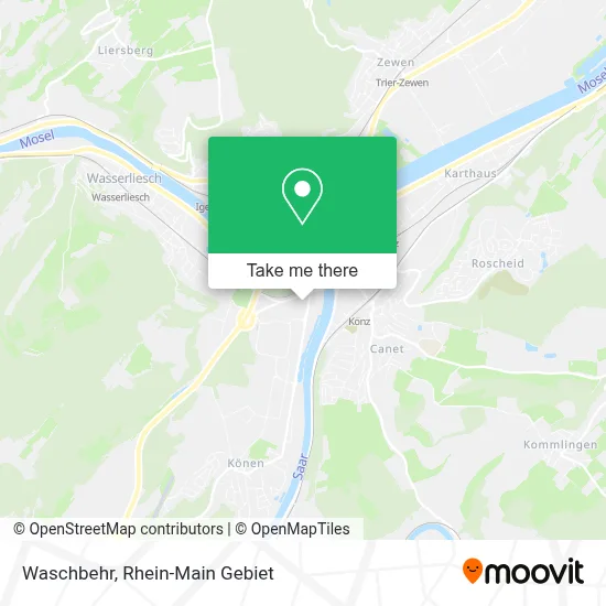 Waschbehr map