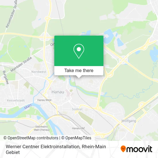 Werner Centner Elektroinstallation map