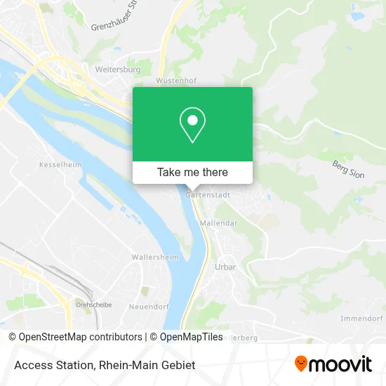 Access Station map