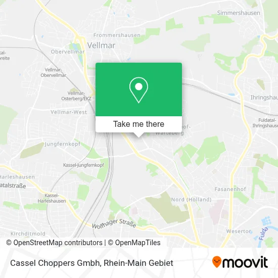 Cassel Choppers Gmbh map