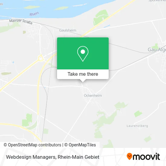 Webdesign Managers map