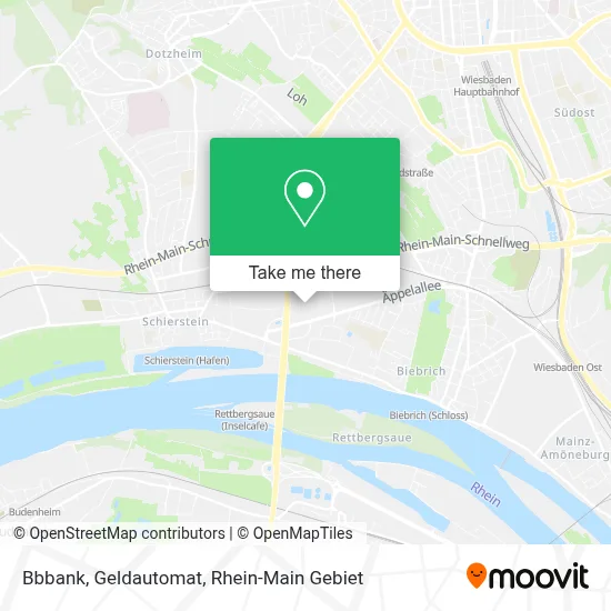 Bbbank, Geldautomat map