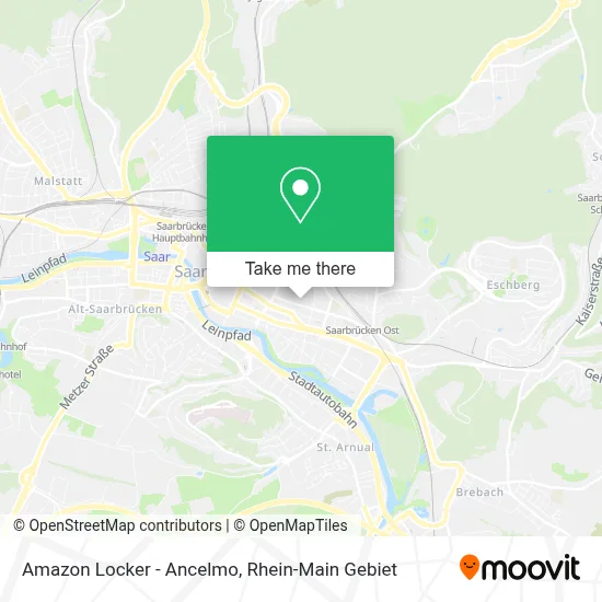 Amazon Locker - Ancelmo map