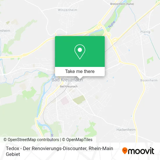 Tedox - Der Renovierungs-Discounter map