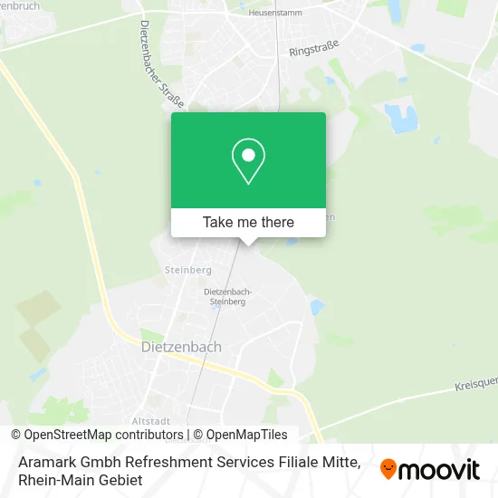 Aramark Gmbh Refreshment Services Filiale Mitte map