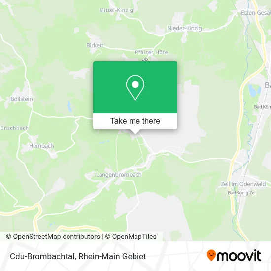 Cdu-Brombachtal map