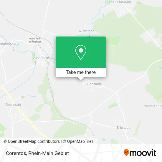 Corentos map