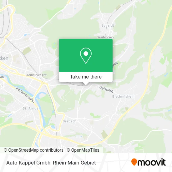Auto Kappel Gmbh map