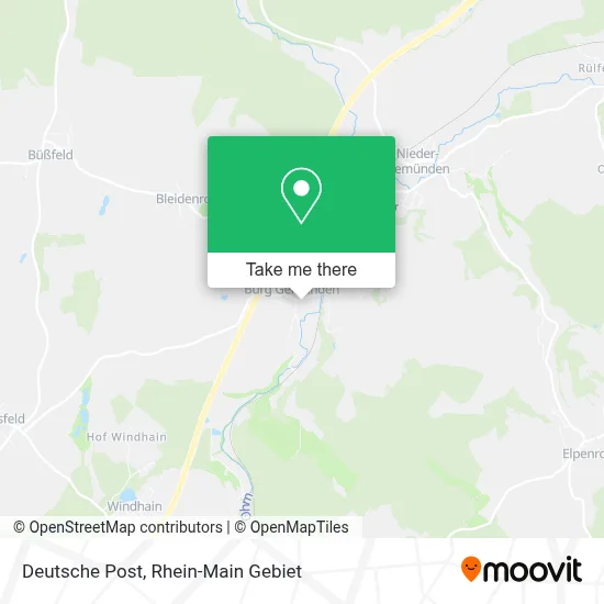 Deutsche Post map