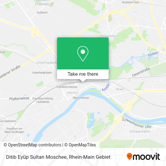 Ditib Eyüp Sultan Moschee map