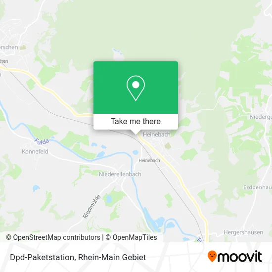 Dpd-Paketstation map