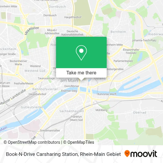 Book-N-Drive Carsharing Station map
