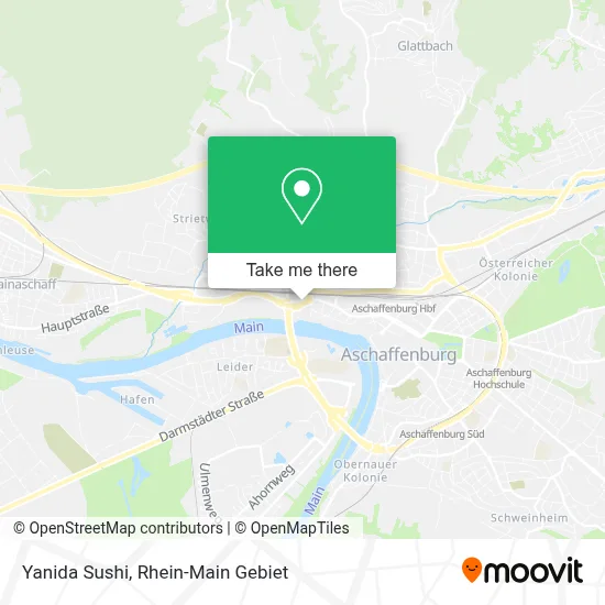 Yanida Sushi map