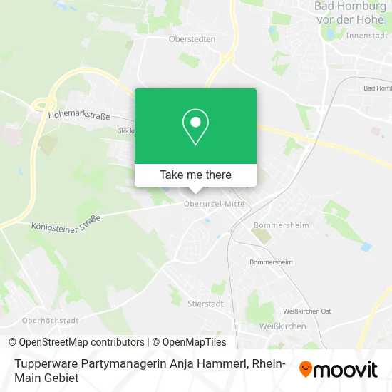 Tupperware Partymanagerin Anja Hammerl map