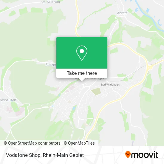 Vodafone Shop map