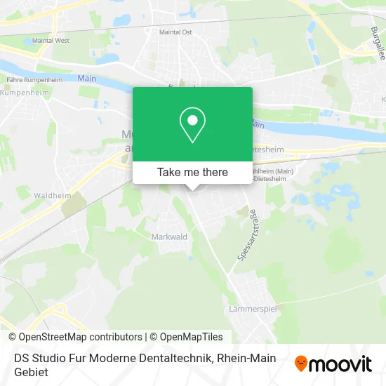 DS Studio Fur Moderne Dentaltechnik map