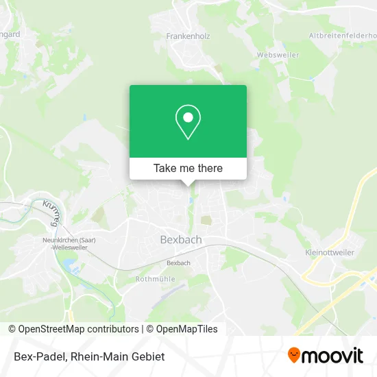 Bex-Padel map