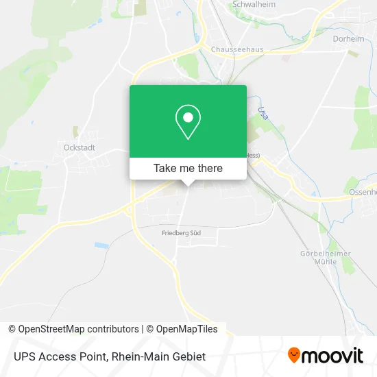 Ups Access Point map