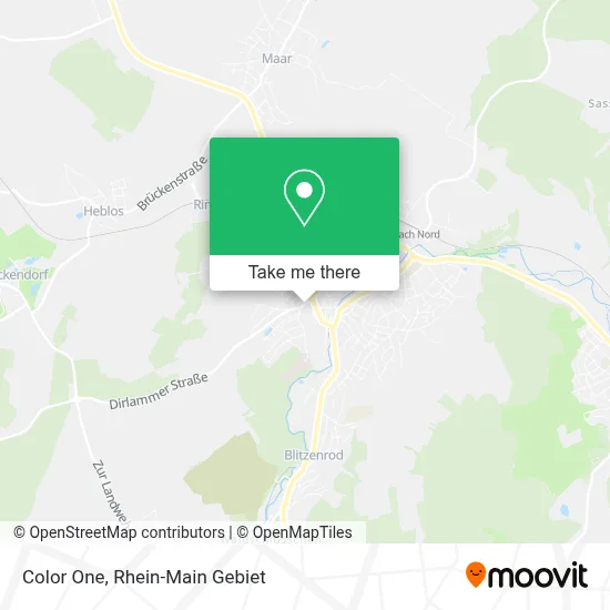 Color One map