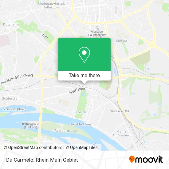 Da Carmelo map