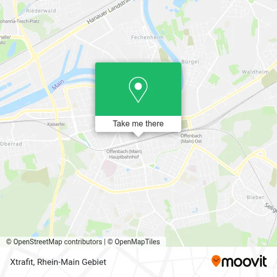 Xtrafit map