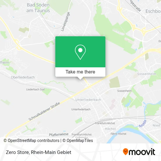 Zero Store map