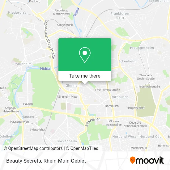 Beauty Secrets map
