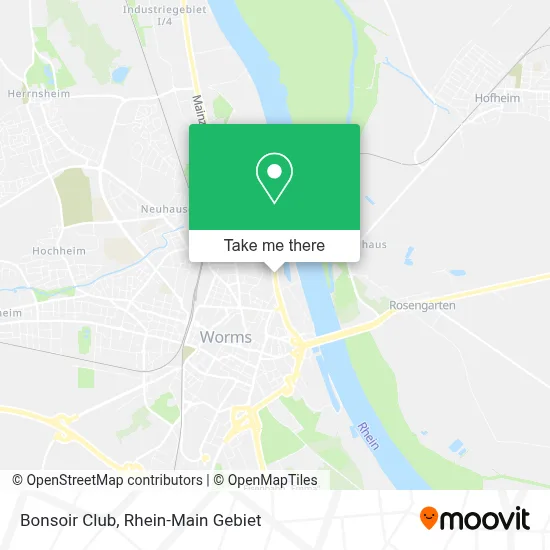 Bonsoir Club map