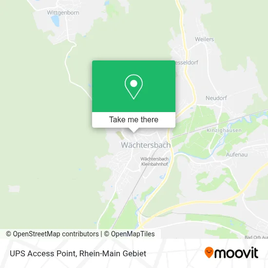 Ups Access Point map